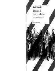 Zanatta Loris Historia De America Latina De La Colonia Al Siglo