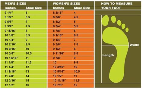 Shoe Size Conversion Chart – KevinRoot Medical - Worksheets Library