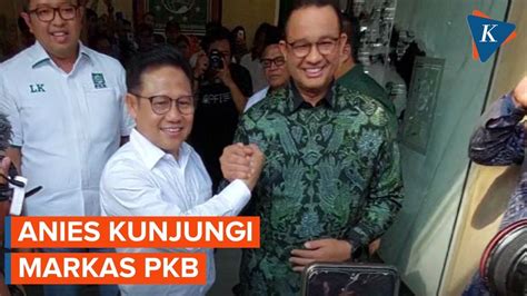 Anies Baswedan Kunjungi Markas PKB Gelar Rapat Pemenangan YouTube