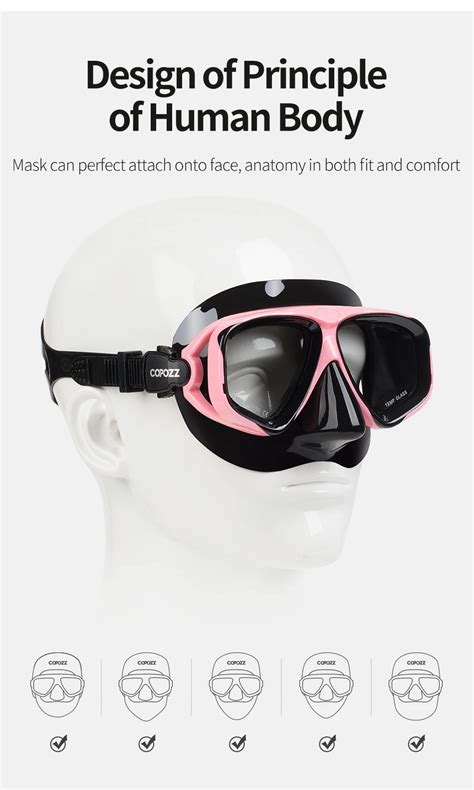 Premium Anti Fog Swim Goggles With Nose Cover Snorkel Tube Borkut