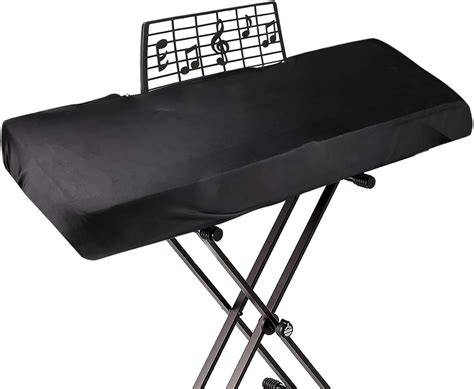 Explore Land Stretchy 6188 Keys Piano Keyboard Dust Cover With Music Stand Opening For Digital