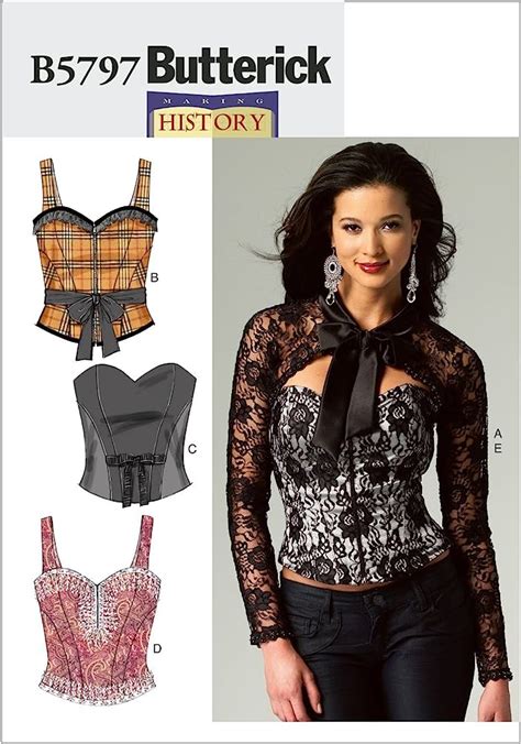 7 Corset Sewing Pattern Butterick Luthaiskadie