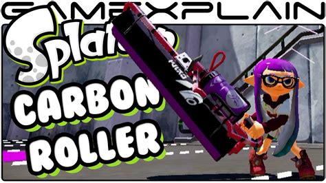 Splatoon Carbon Roller DLC Weapon Tour YouTube