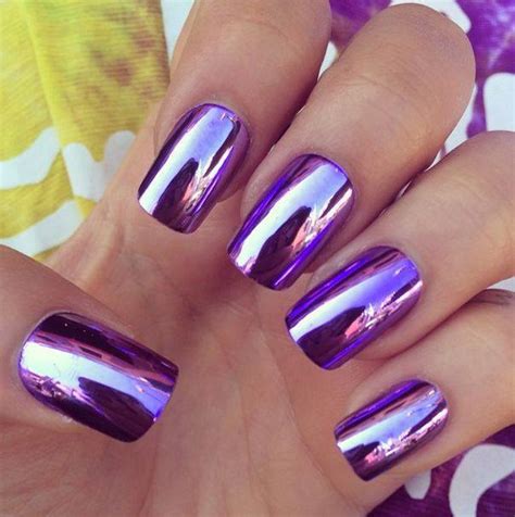 Astonishing Metallic Nails Designs