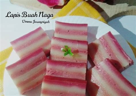 Resep Kue Lapis Buah Naga Oleh Ummu Juwayriyah Cookpad