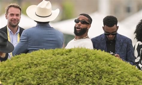 Ravens Wr Odell Beckham Jr Dubs Baltimore His ‘new Home At Preakness