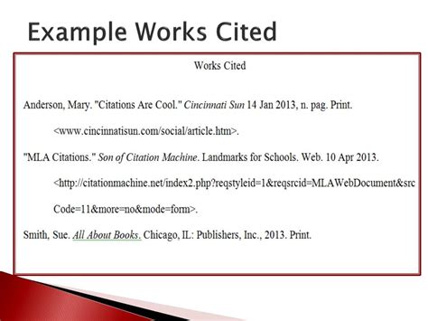 Ppt Mla Citation Powerpoint Presentation Free Download Id2830815