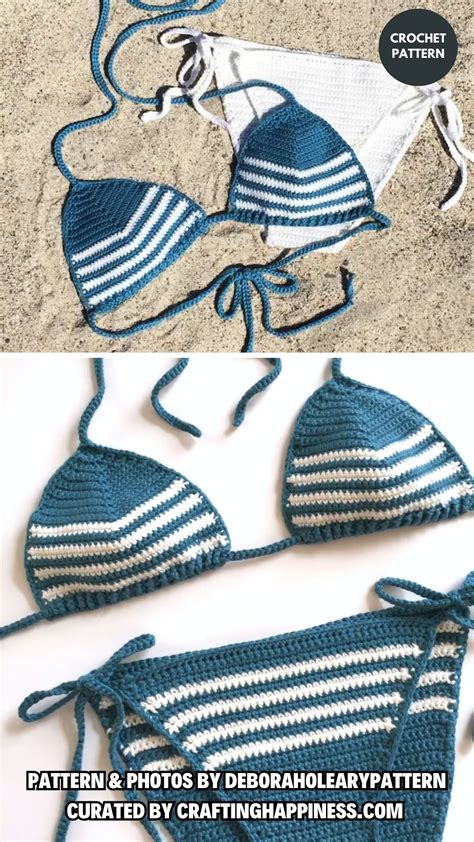 6 Crochet Bikini Set Patterns For The Summer Holiday Crafting Happiness