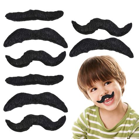 Amazon Artcreativity Realistic Fake Mustache Set Bulk Pack Of