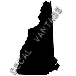 New Hampshire Vinyl Sticker Decal State Nh Choose Size Color Ebay