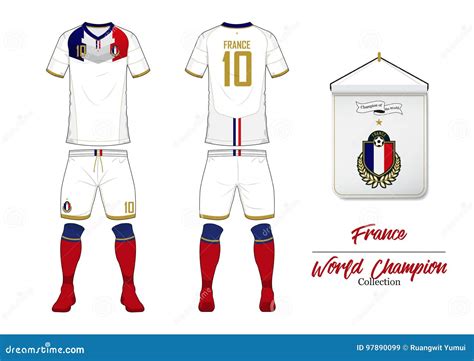 Soccer Jersey Or Football Kit France Football National Team Football