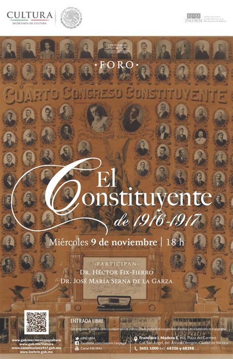 Foro Centenario Del Congreso Constituyente De 1916 1917