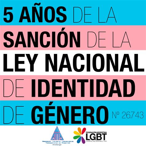 5 años de la Ley de Identidad de Género en Argentina FALGBT