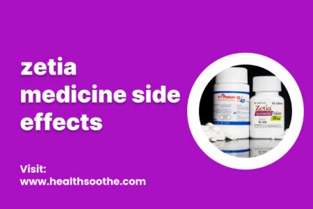 side effects of zetia generic