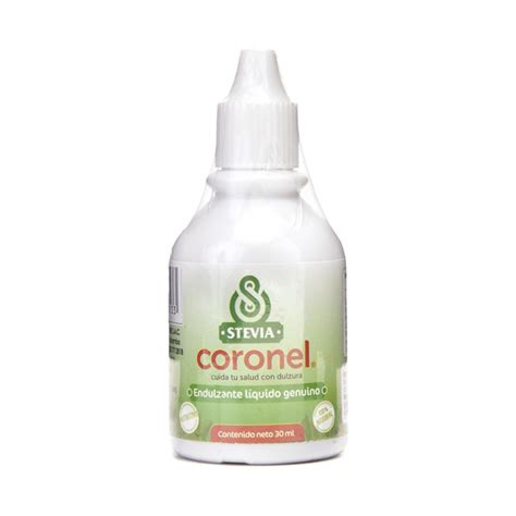 Endulzante Stevia Liquido Extracto Genuino Ml Coronel Tienda