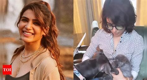 Samantha Ruth Prabhu Shares Candid Click With Playful Puppies See Pic