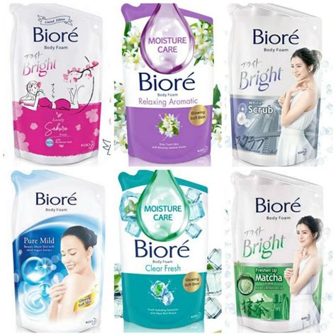 Jual Sabun Biore Body Foam All Varian Refill 450 Ml Shopee Indonesia