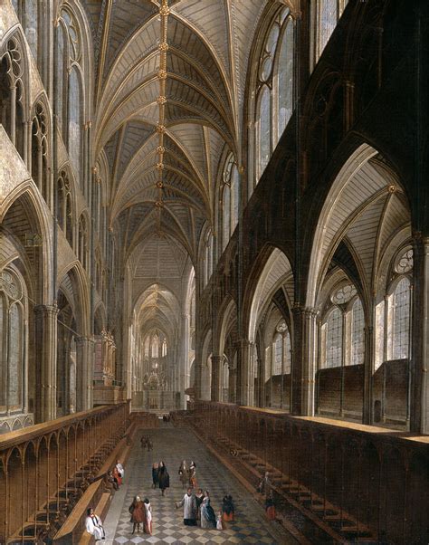 The Interior Of Westminster Abbey, London Painting by Litz Collection