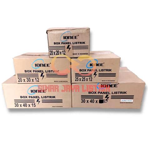 Jual Box Panel Listrik Ionee Besi Indoor Kunci Putar Kunci Tekan Cream