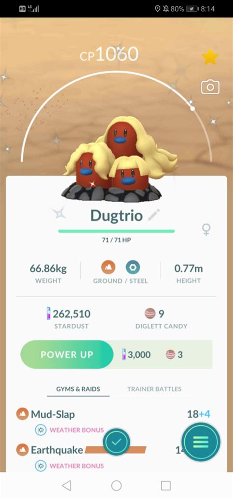 Shiny Alolan Dugtrio Pok Mon Amino