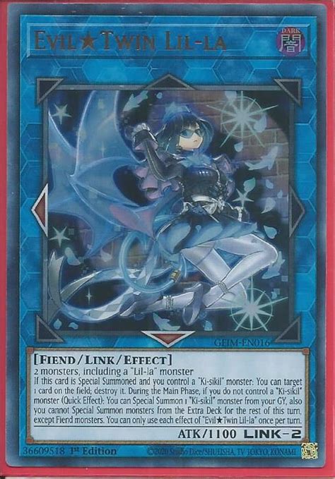 Geim En016 Evil Twin Lil La Ultra Rare Genesis Impact Trading