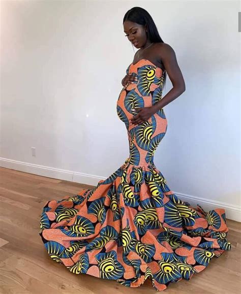 African Print Maternity Maxi Dressafrican Print Maternity Etsy