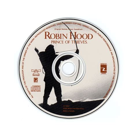 Robin Hood: Prince of Thieves - Soundtrack - CD - Cinéma Passion