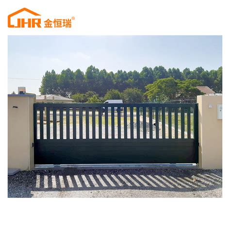 Jhr Superior Brand Louver Sliding Folding Entrance Gate Front Yard