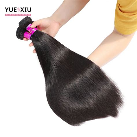 Cuticle Aligned Super Double Drawn Virgin Human Hair Brazilian Straight Remy Hair Extensions