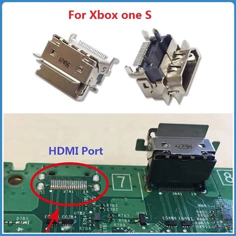 Xbox One S Motherboard Hdmi Header Damage Trace Repair Off