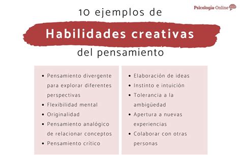 Habilidades Creativas Del Pensamiento Qu Son Importancia Y Ejemplos