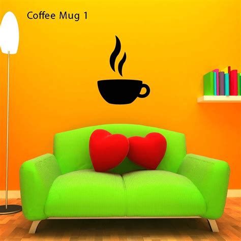 Coffee Mug Decal Food Stickers For Restaurant Cafe And Home Coffee Mugs Mugs Food Stickers