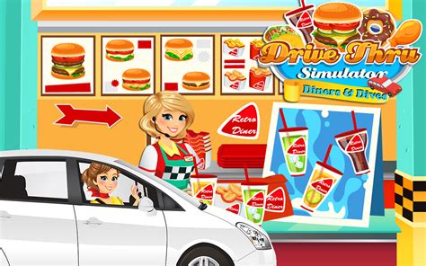 Drive Thru 2 Diners Drive Ins Donuts Dives Food Cooking Games