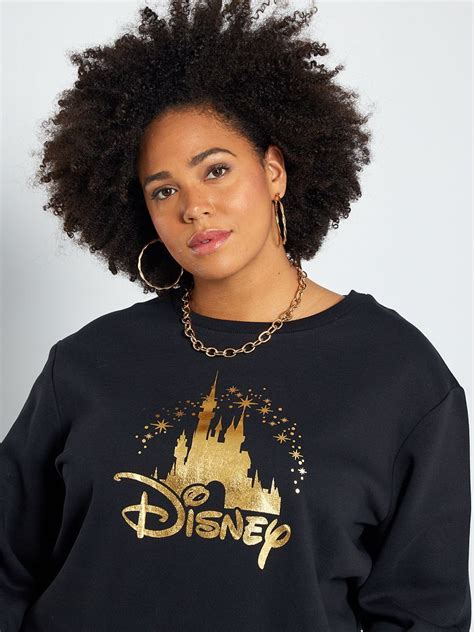 Sweat Disney Noir Disney Kiabi