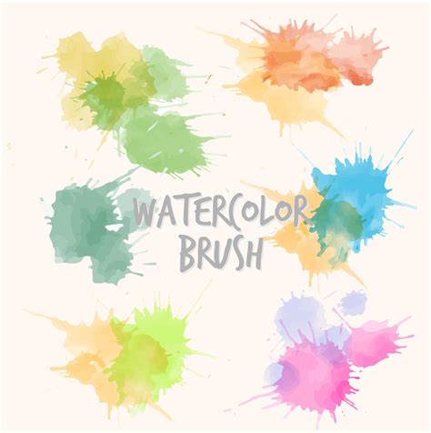 Watercolor strokes brush collection premium Vector 5486191 Vector Art ...