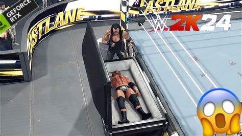 The Undertaker Vs Triple H Casket Match WWE 2k24 Casket Match WWE