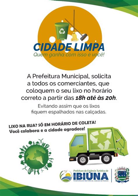 Prefeitura Lança Campanha “cidade Limpa” Jornal Voz De IbiÚna