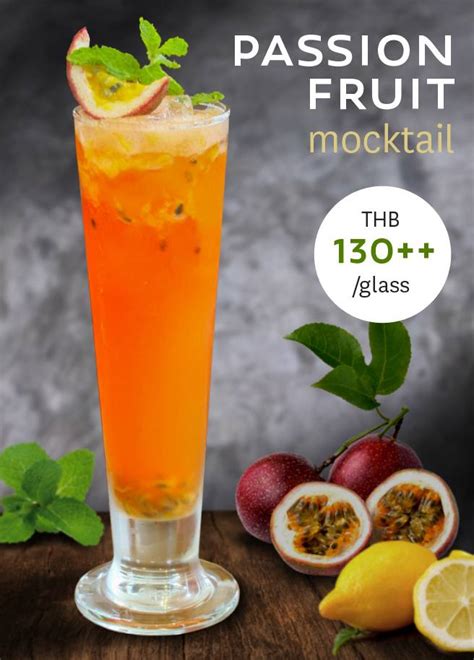 Begini Resep Passion Fruit Mojito Mocktail Sedap