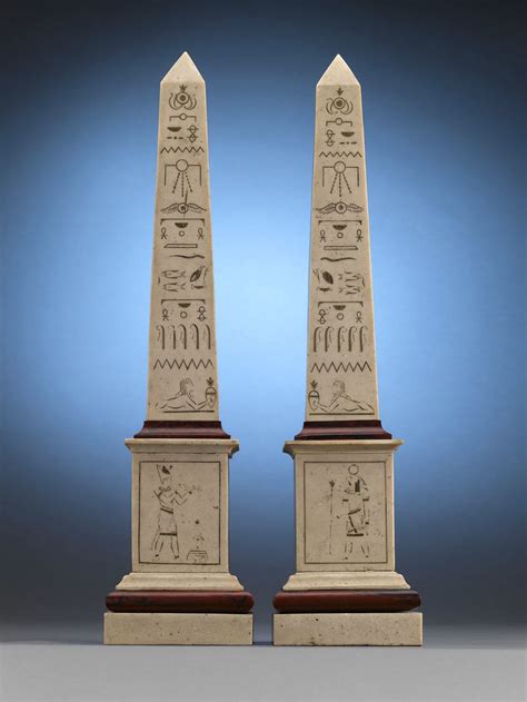 19th Century Egyptian Revival Obelisk Models Obelisk Ancient Egypt