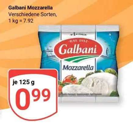 Galbani Mozzarella Angebot Bei Globus Prospekte De