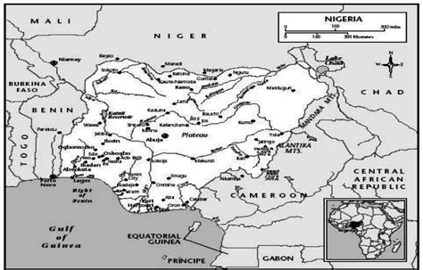 Map of Nigeria showing the study sites (Benin City, Ife, Ilorin). | Download Scientific Diagram