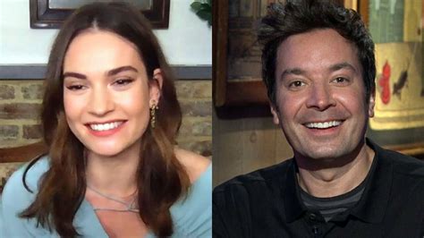 Watch The Tonight Show Starring Jimmy Fallon Interview Lily James