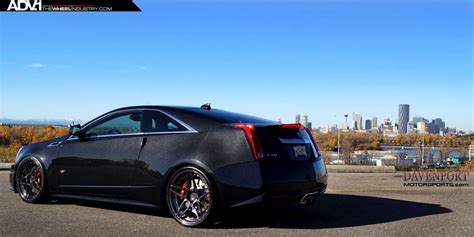 Cadillac Cts Black Adv1 Adv05s Mv2 Cs Wheel Front