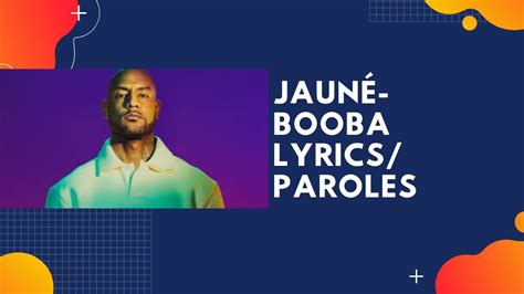 Jauné BOOBA ft ZED Lyrics paroles YouTube