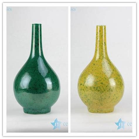 Rynq High Temperature Colour Glaze Green And Yellow Ceramic