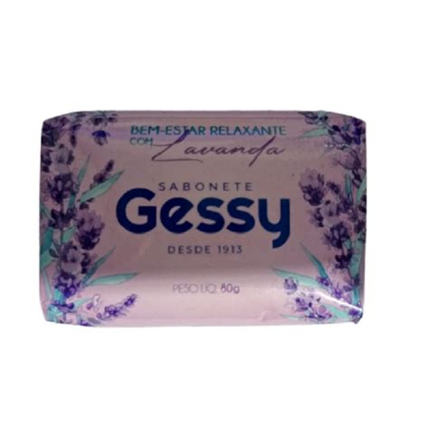 Sabonete em Barra Gessy Bem Estar Relaxante Lavanda 80g Super José