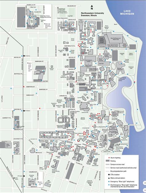 Northwestern Chicago Campus Map