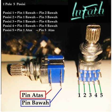 Jual Infath Rotary Band Switch P T P T P T P Tmini Kotak Band