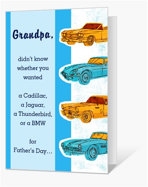 Just For Grandpa Printable Fathers Day Card To Grandfather Hd Png