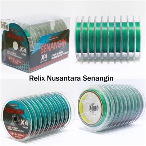 Jual Senar Pe Relix Nusantara Senangin X Connecting Tali Pancing Ul